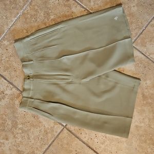 Babe Didrikson Silk Pleated Shorts